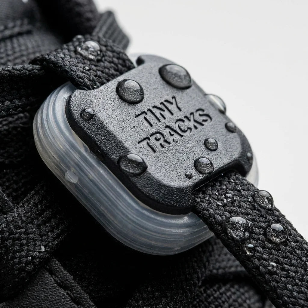 Tiny Tracks™ Stealth AirTag Shoelace Clip - Waterproof Child Safety GPS Tracker Case (2-Pack)